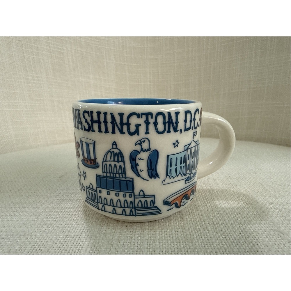 Starbucks Washington DC Been There Series  2oz Demitasse Coffee Espresso Mug